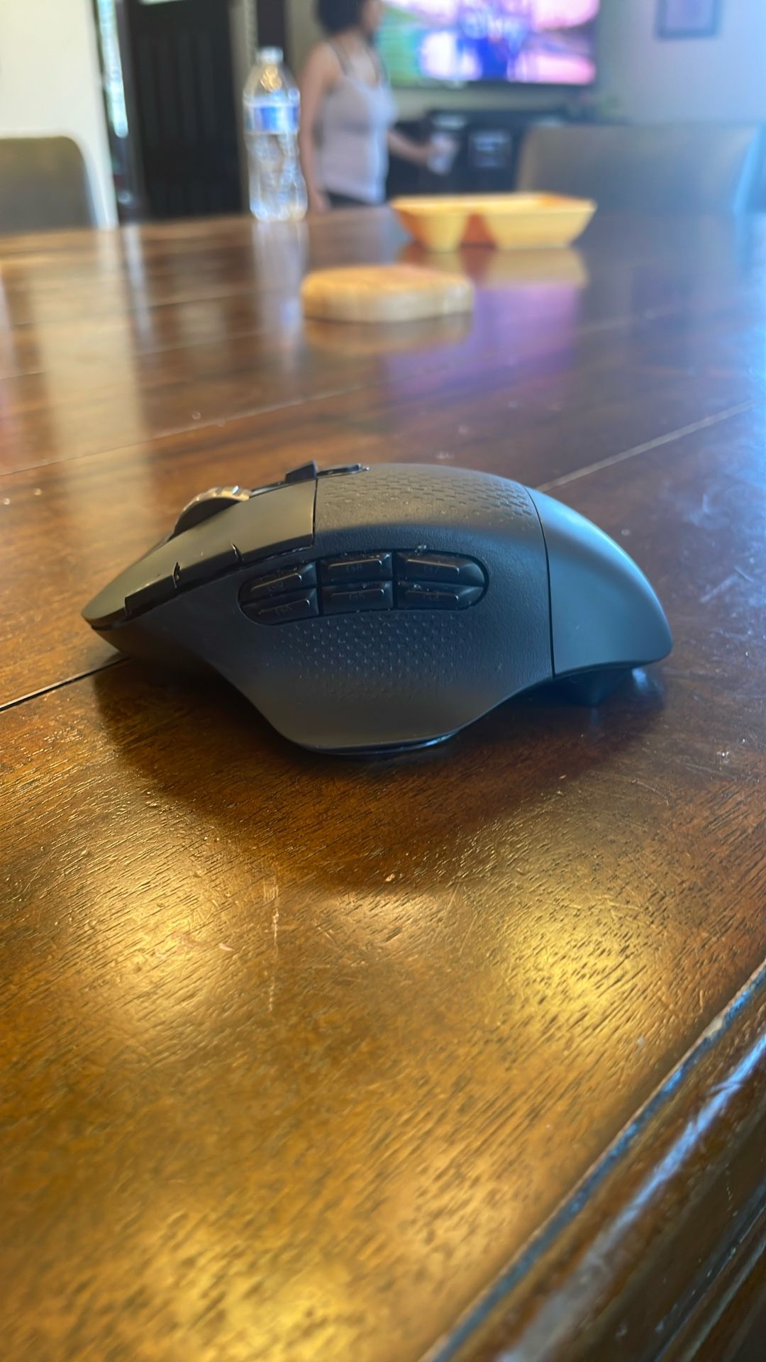 Logitech G604 Lightspeed Wireless Gaming Mouse, Black With No Chip