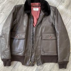 Vintage flight Jacket. Chocolate brown