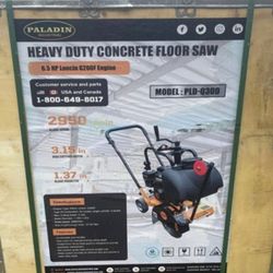 PALADIN PLD-Q300 Landhonor Walk Behind Concrete Cutoff Saw