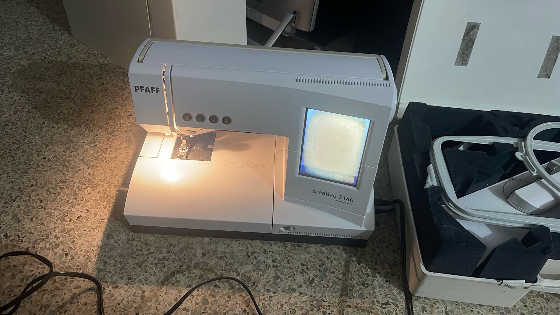 Creative 2140 Sewing Embroidery Machine Hoop Bundle