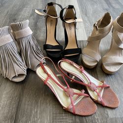 Lot Of Womens Heels - Ann Taylor, Rohb, Free People, Charles David