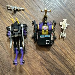 Vintage Original 1984 Takara Hasbro G1 Transformers Insecticons Action Figures