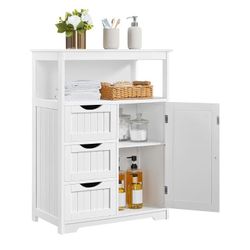 Yaheetech Bathroom Storage Cabinet