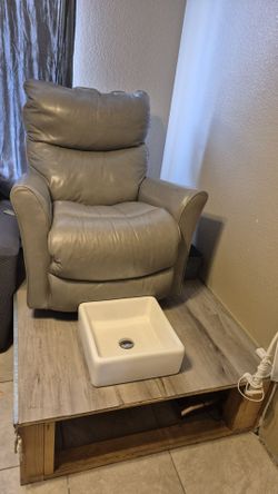 Pedicure set up