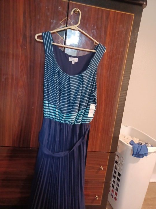 Just Love Womens Stripe Maxi Dress Knit Jersey T-Shirt Dress for Women