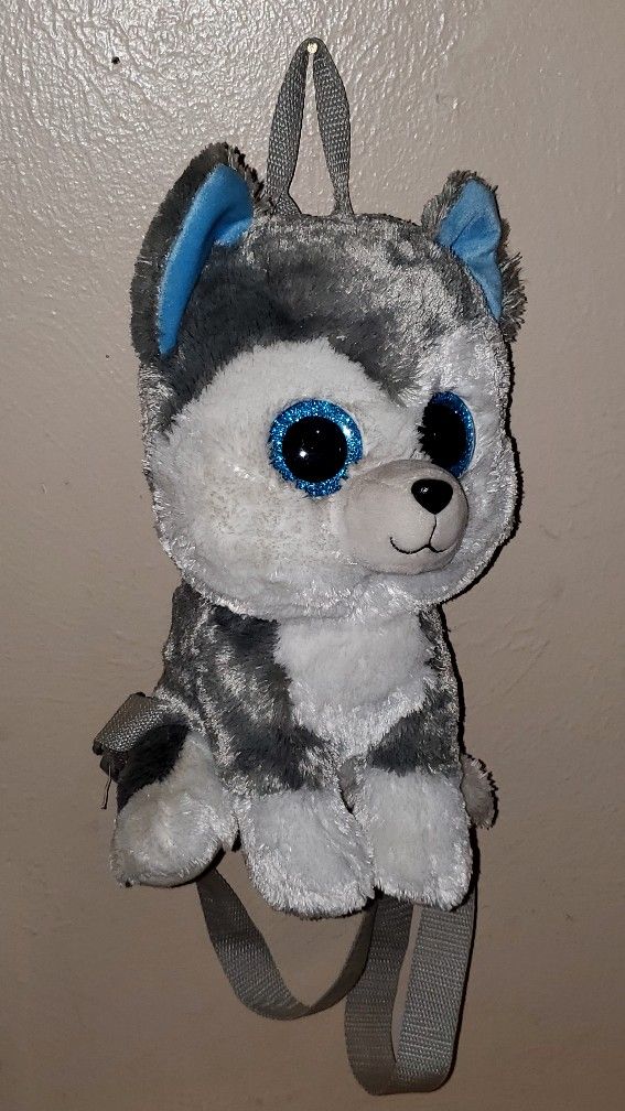 2018 TY Slush The Husky Travel Bag! Excellent Condition! 