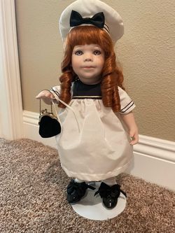 Vintage Porcelain Doll By  Linda Steele Doll