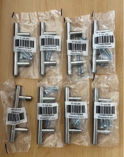 Cabinet handles . Size 6”. Center to center 3-3/4”. Heavy and strong. Total 15 pieces