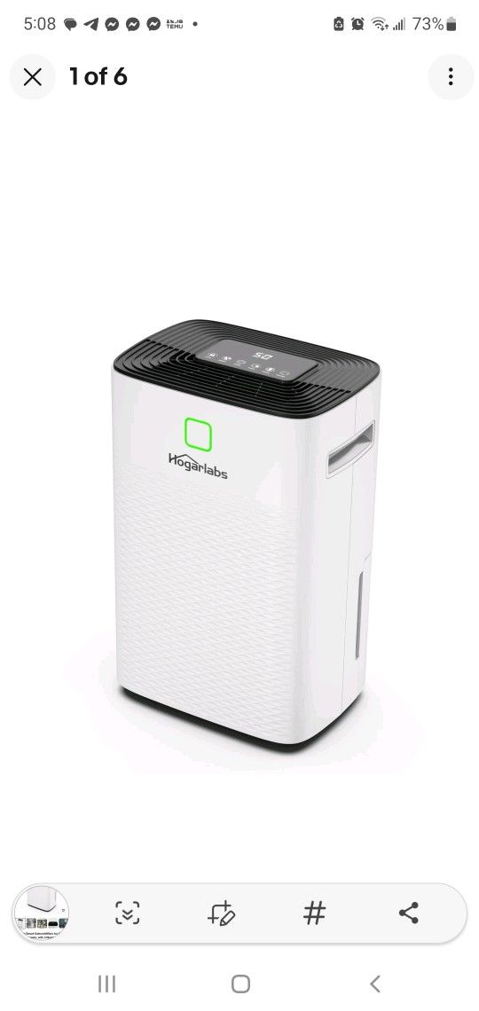 💧 Brand New 50 Pint Smart Dehumidifier for Home & Basement – 3 Working Modes, Powerful & Quiet