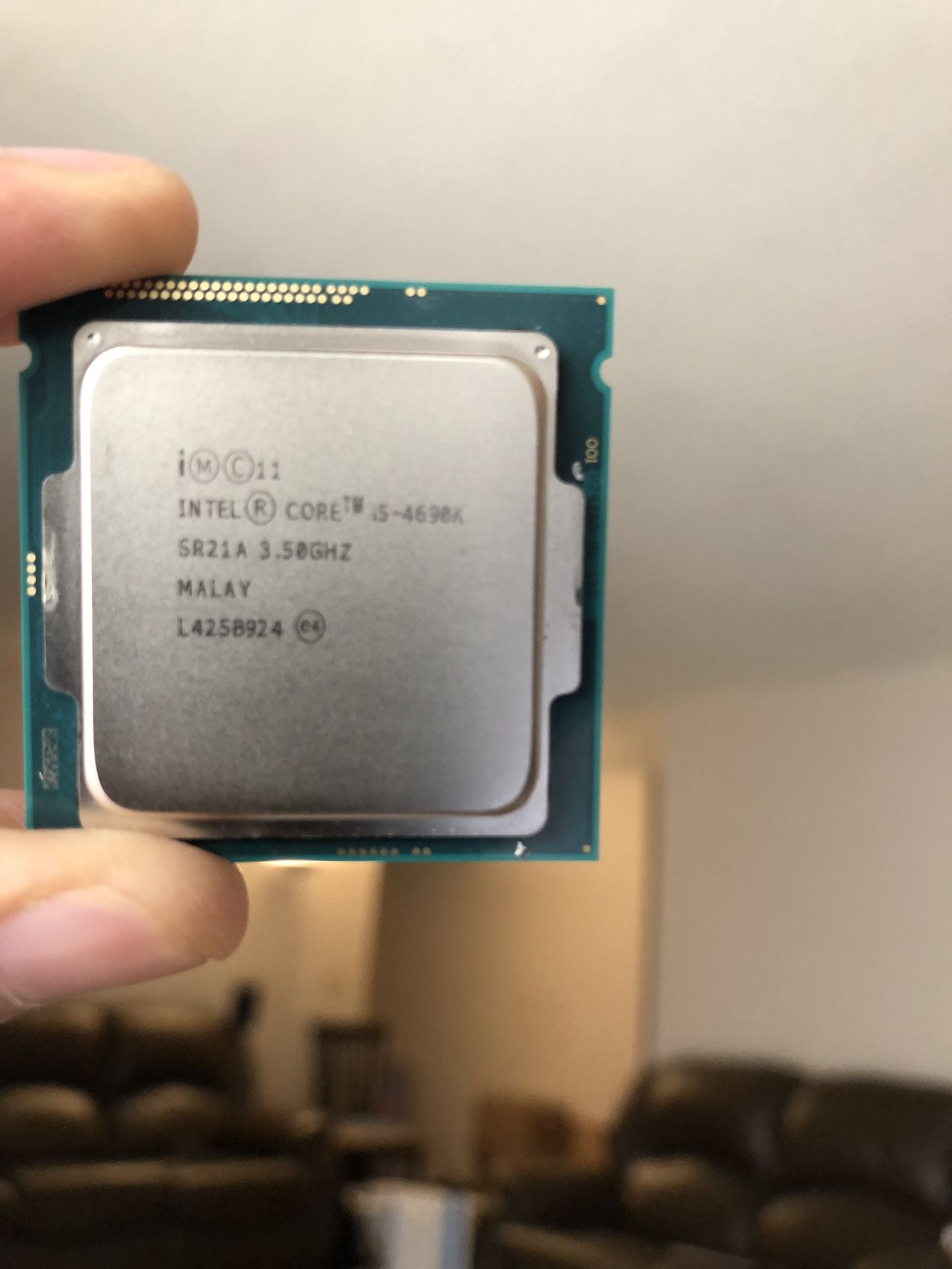 Intel processor core i5 4690K quad core