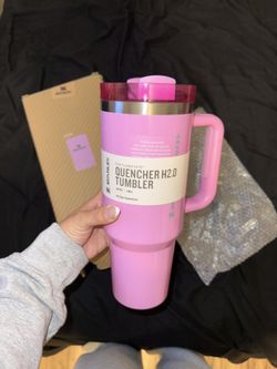 Pink Starbucks x Stanley Quencher 40oz Tumbler