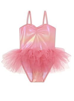 Girls Multicolor Tutu leotard Dress M Sleeveless Ballet Dance Party