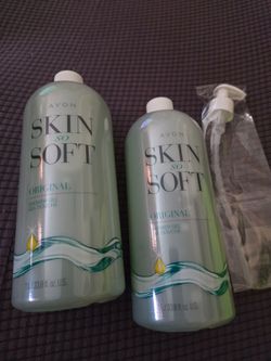 Avon Skin So Soft Original Scent Shower Gels BONUS SIZE