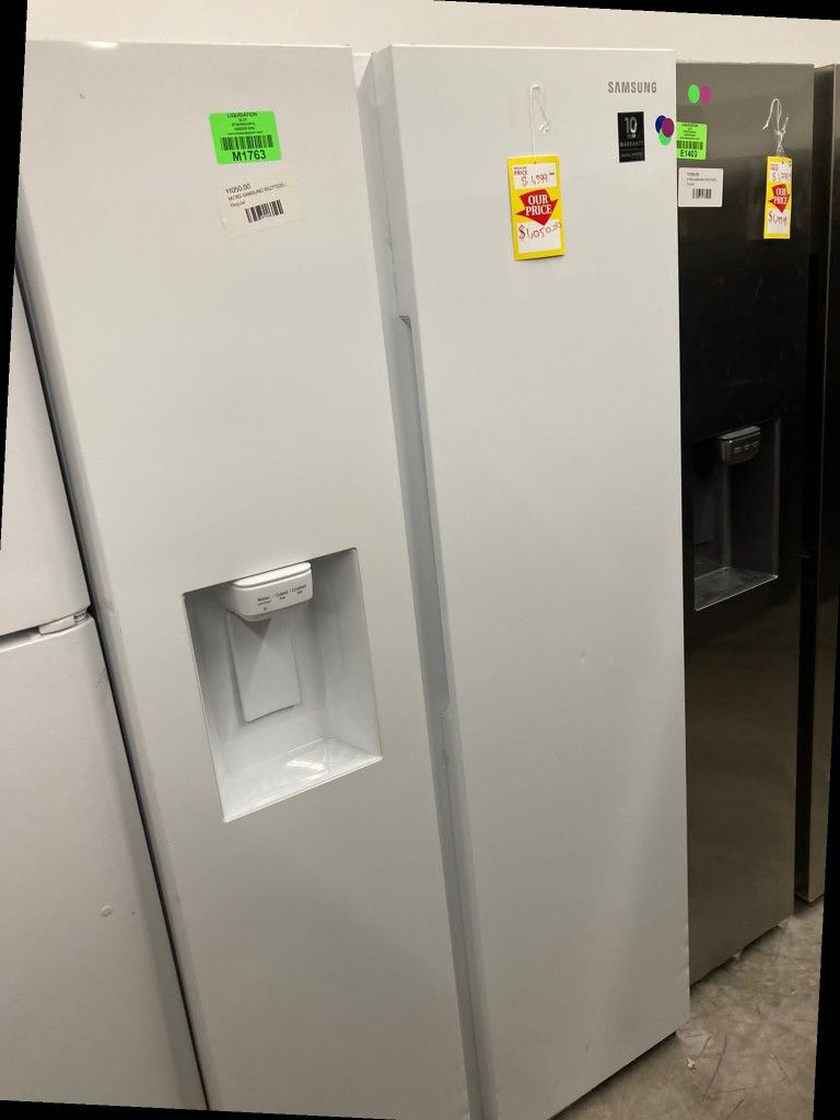 SAMSUNG RS27TWW 27.4 cu. ft. Side by Side Refrigerator 72Y