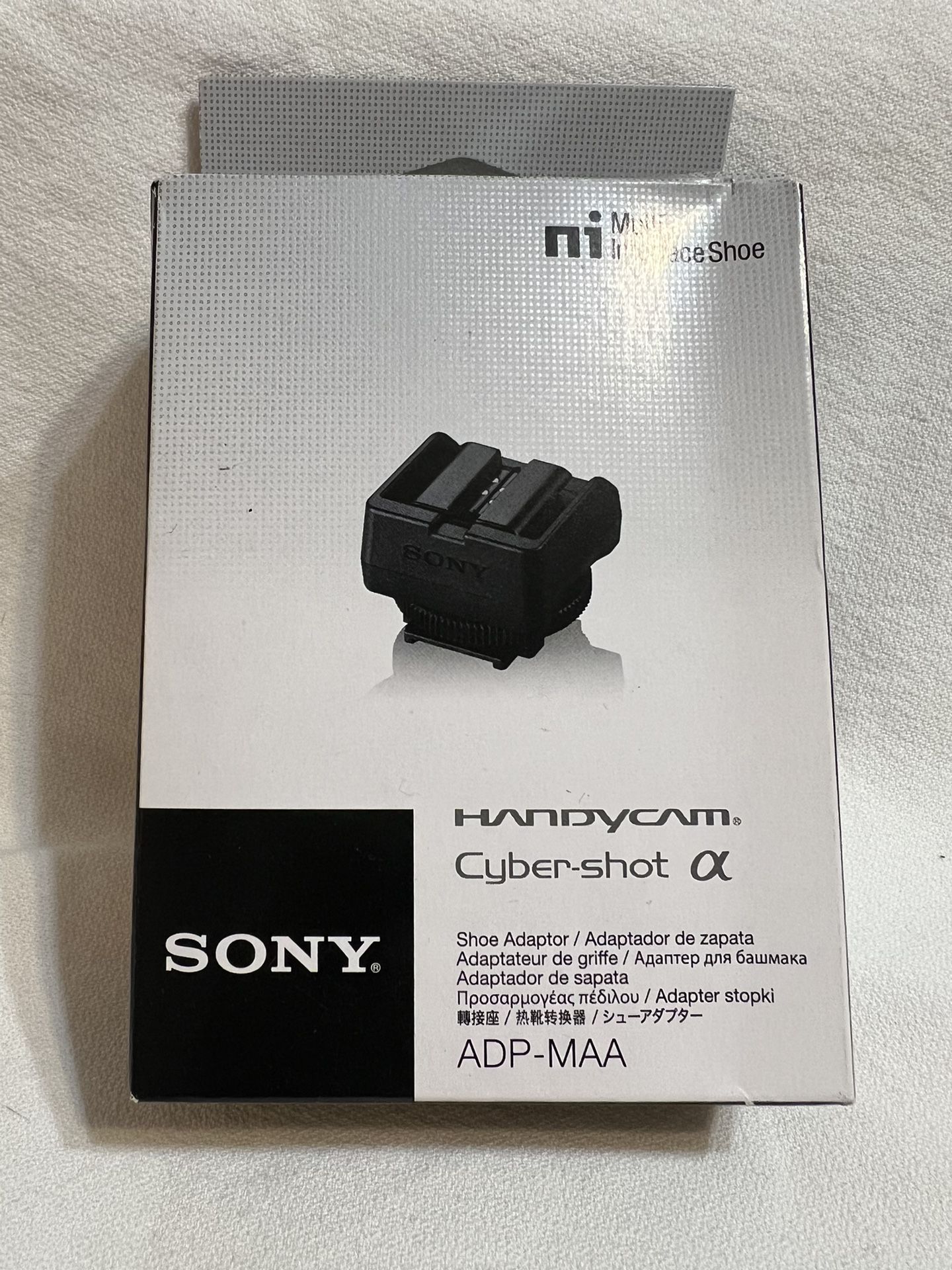 New Sony ADP-MAA Handycam Cyber-Shot Multi-Interface shoe Adapter 