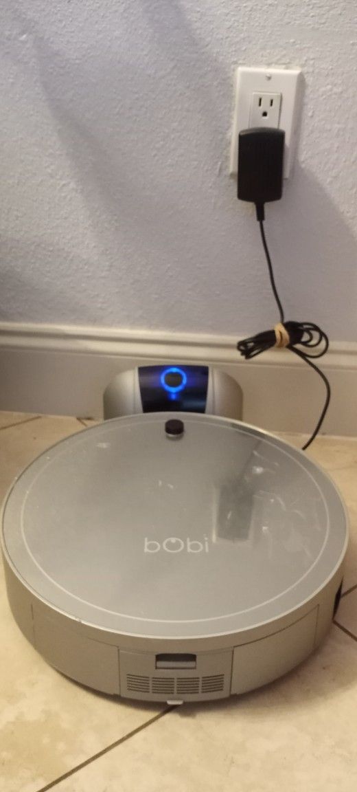 bObi Pet Robotic Vacuum Cleaner, Silver