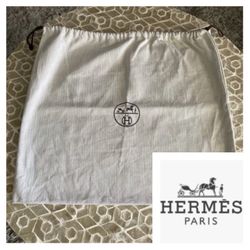 LIKE NEW!  100% Authentic HERMÈS Tweed Drawstring Birkin/Kelly Storage Dust Bag