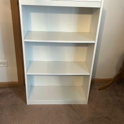 Small White Bookcase 