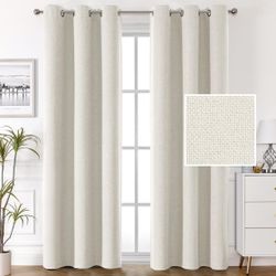 100% Blackout Linen Curtains
