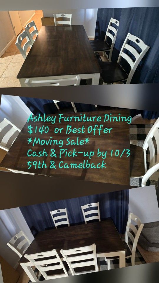 Ashley Furniture Dining Set