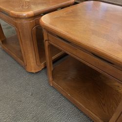Wood End Tables