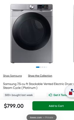 Samsung washer and dryer