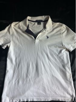 U.S. Polo Assn. Boys White Polo Shirt Size XL (14-16)