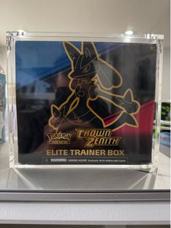 🔥 Pokémon TCG Crown Zenith Elite Trainer Box ETB 🔥 💥 Selling for $340 💥