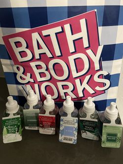 Bath And body works BBW Wallflower Refills Christmas Scents Fresh Balsam Vanilla Bean Noel Winter Candy Apple Mahogany Evergreen Winter
