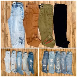 New size5 jeans $35each/cada uno 