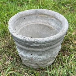Concrete Cement Pot Planter Garden Decor
