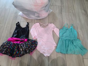 Girls Dance Leotard and Costume Bundle