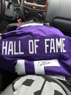 Vikings Signed Jersey 