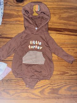 Little turkey bubble romper 18m