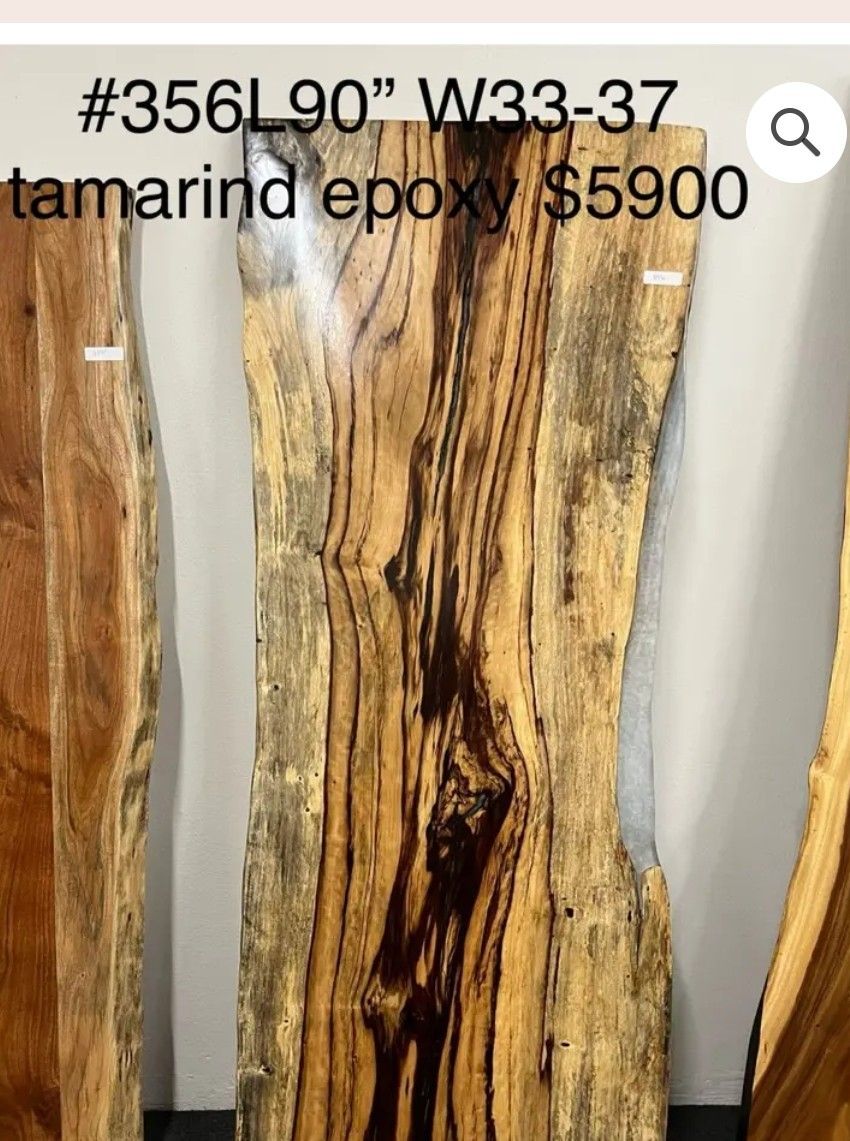 Live Edge Epoxy River Table