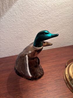 Vintage 1970s Avon Mallard in Flight Duck Aftershave Decanter – 7”