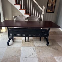  Lorell Cherry Flip Top Table 