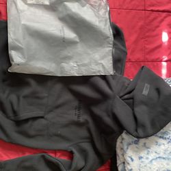 Small black essentials hoodie