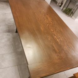 Custom Dining Table Rustic Modern Farmhouse