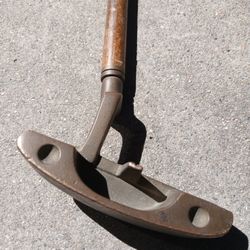 Vintage Putter Hickory Shaft Antique Golf