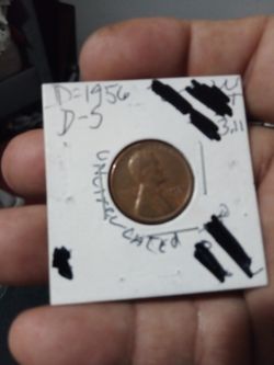 🇺🇸"A. Lincoln Penny."(1956="D/S")