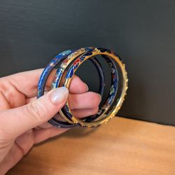 Vintage Cloisonne Bangles 