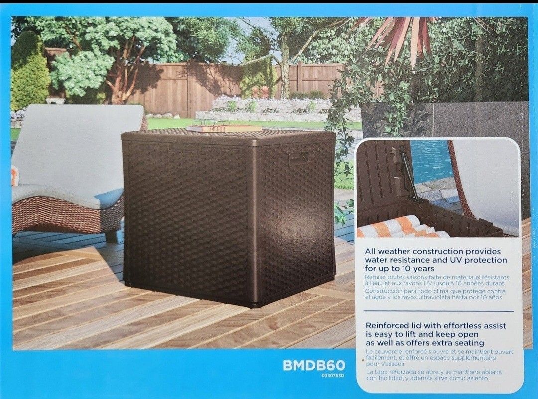 Suncast 60 Gallon Storage Cube