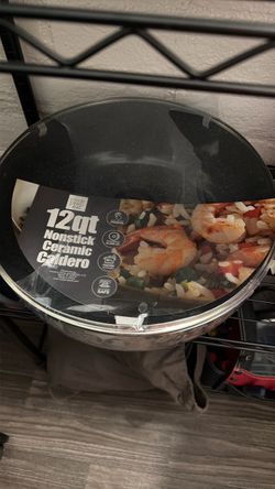 Cook Prep Eat 12qt Nonstick Ceramic Caldero