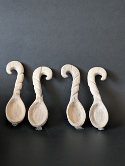 Hand carved Honey wood tea spoon