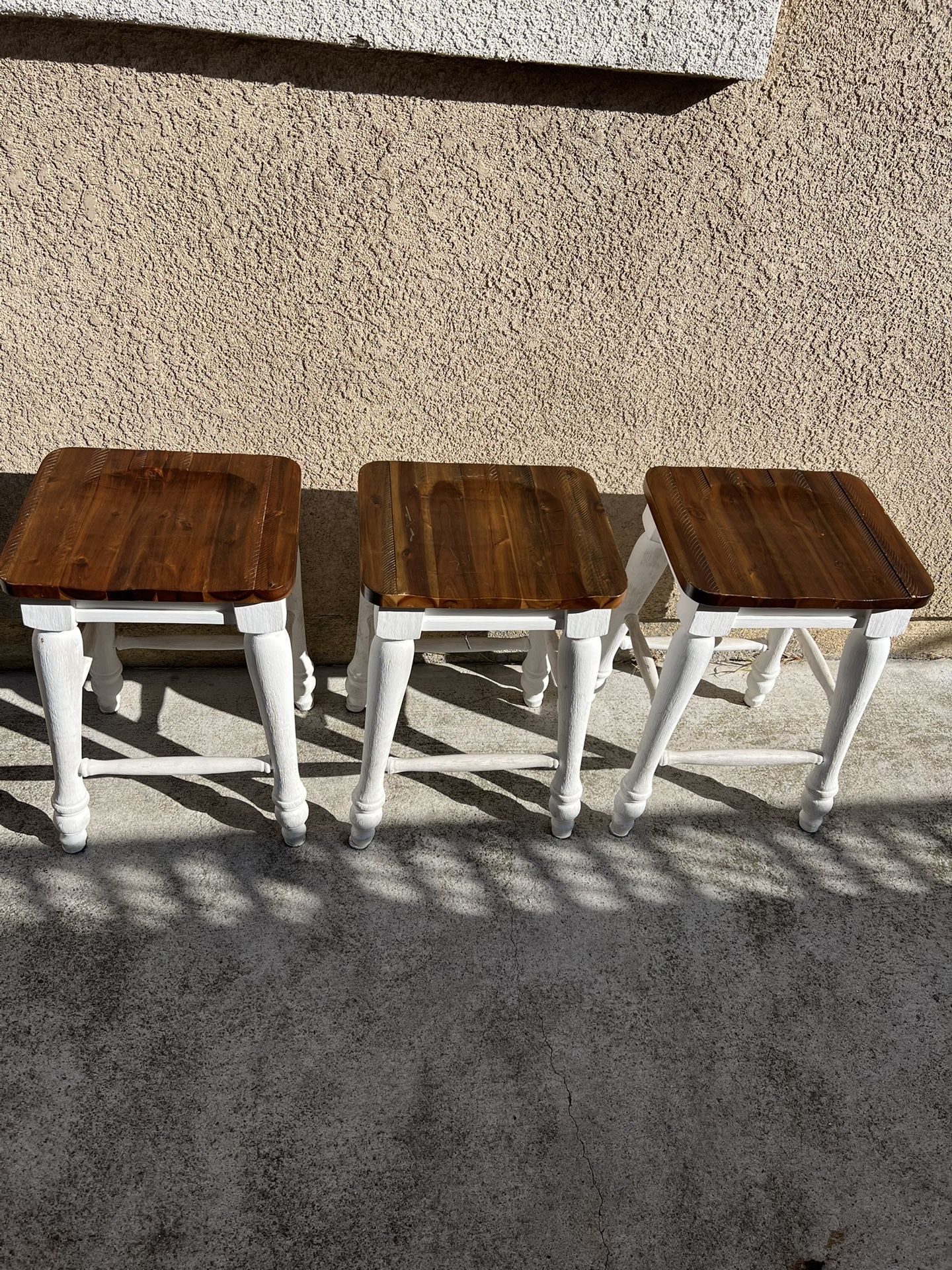 Island Stools Real Wood