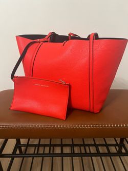 armani exchange red purse