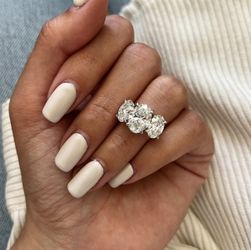 5.17 TCW Center 2.55CT Engagement Ring