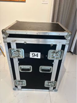 ROAD CASE !! 14 space PLUS rack for mixer on top