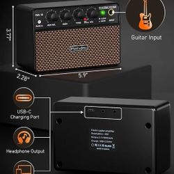 FBA-10 Guitar Amp, 10W Mini Electric Guitar Amplifier